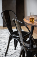 Stoel \'Montmartre\' - Zwart gelakt
