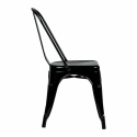 Stoel \'Montmartre\' - Zwart gelakt