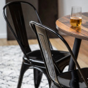Stoel \'Montmartre\' - Zwart gelakt