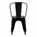 Stoel \'Montmartre\' - Zwart gelakt
