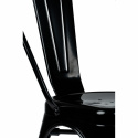 Stoel \'Montmartre\' - Zwart gelakt