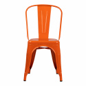 Stoel \'Montmartre\' - Oranje gelakt