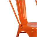 Stoel \'Montmartre\' - Oranje gelakt