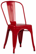 Stoel \'Montmartre\' - Rood gelakt
