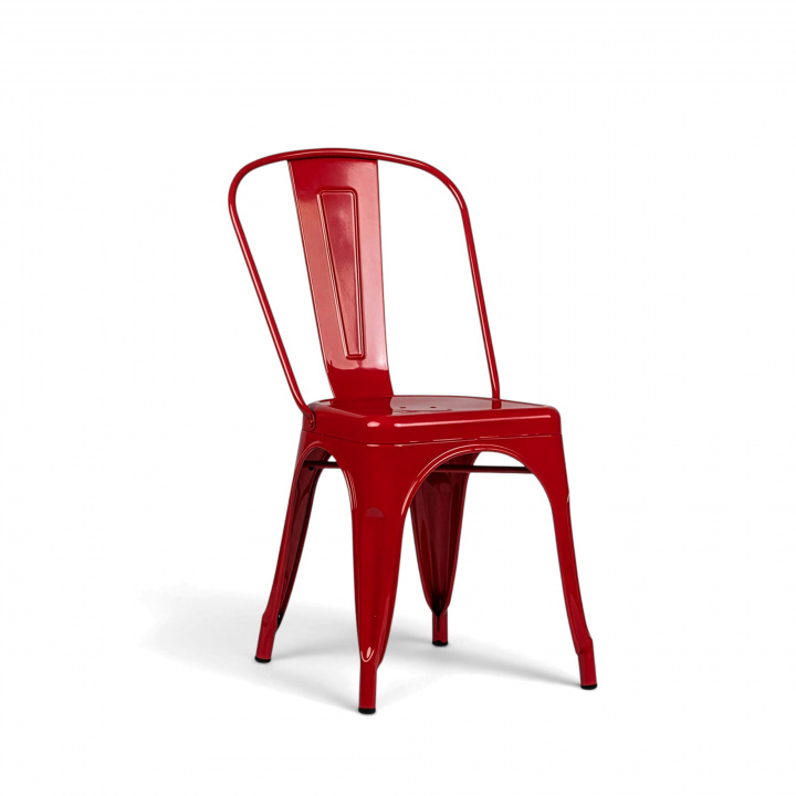 Stoel \'Montmartre\' - Rood gelakt in de groep Meubels / Zitmeubels / Stoelen bij Reforma (SM-1027C-red)