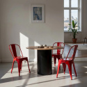 Stoel \'Montmartre\' - Rood gelakt