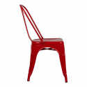 Stoel \'Montmartre\' - Rood gelakt