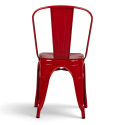 Stoel \'Montmartre\' - Rood gelakt