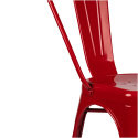 Stoel \'Montmartre\' - Rood gelakt