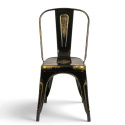 Stoel \'Montmartre\' - Vintage zwart/antiek