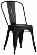 Stoel \'Montmartre\' - Vintage zwart