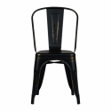 Stoel \'Montmartre\' - Vintage zwart