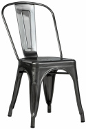 Stoel \'Montmartre\' - Rustiek staal