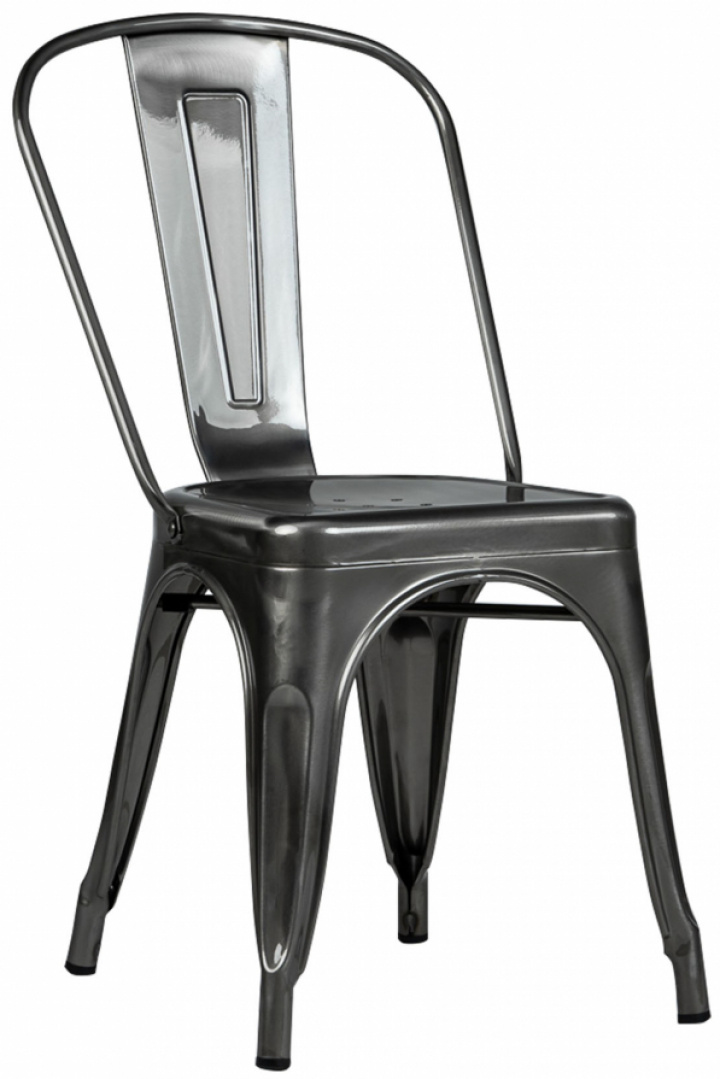 Stoel \'Montmartre\' - Rustiek staal in de groep Meubels / Zitmeubels / Stoelen bij Reforma (SM-1027C-steel)