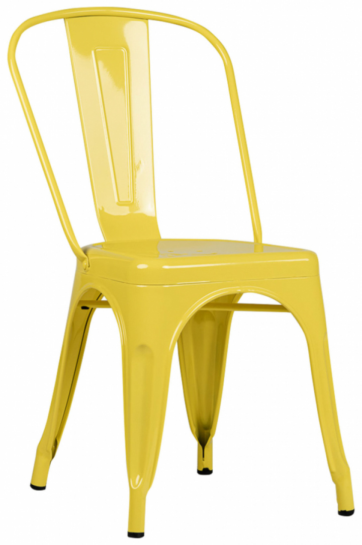Stoel \'Montmartre\' - Geel gelakt in de groep Meubels / Zitmeubels / Stoelen bij Reforma (SM-1027C-yellow)