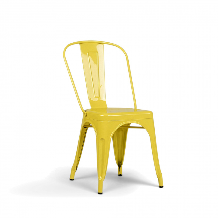 Stoel \'Montmartre\' - Geel gelakt in de groep Meubels / Zitmeubels / Stoelen bij Reforma (SM-1027C-yellow)