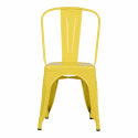 Stoel \'Montmartre\' - Geel gelakt