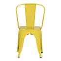 Stoel \'Montmartre\' - Geel gelakt