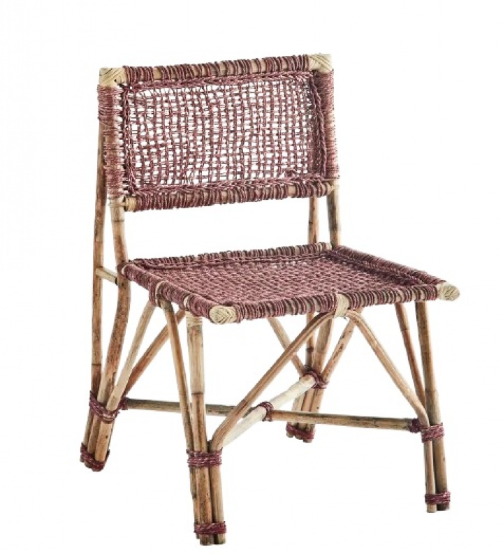 Stoel \'Bamboo\' - Roze in de groep Meubels / Zitmeubels / Stoelen bij Reforma (SO-244C-PK)