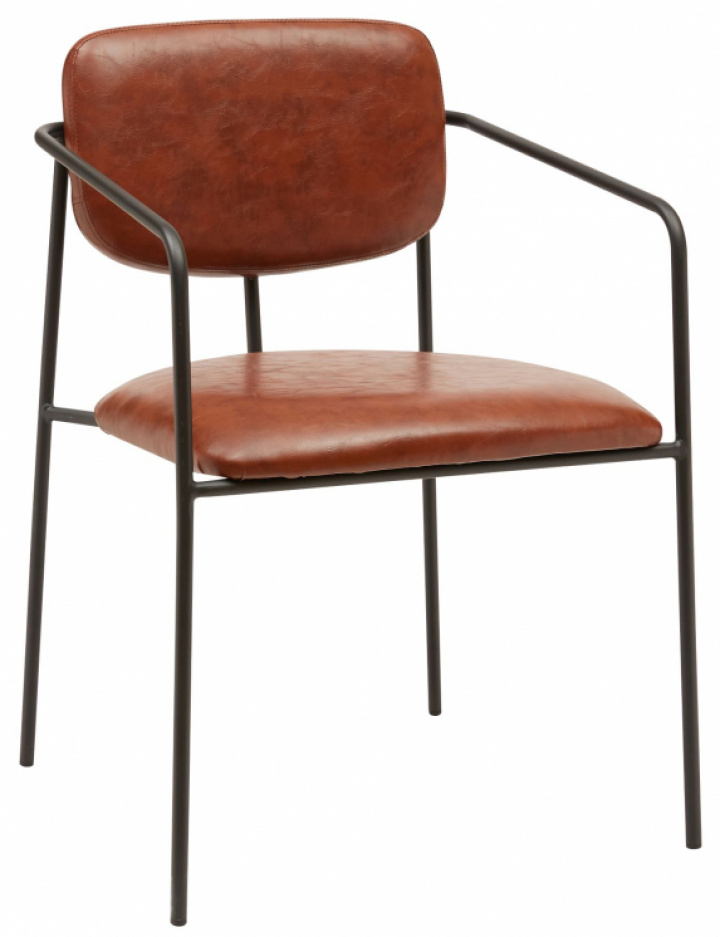 Armstoel \'Ebba\' - Bruin in de groep Meubels / Zitmeubels / Stoelen bij Reforma (SY-8581A-brown)