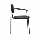 Armstoel \'Ebba\' - Zwart
