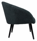 Fauteuil \'Puffy\' - Donkergrijs/Teddy
