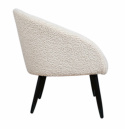 Fauteuil \'Puffy\' - Wit/Teddy