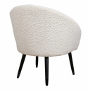 Fauteuil \'Puffy\' - Wit/Teddy
