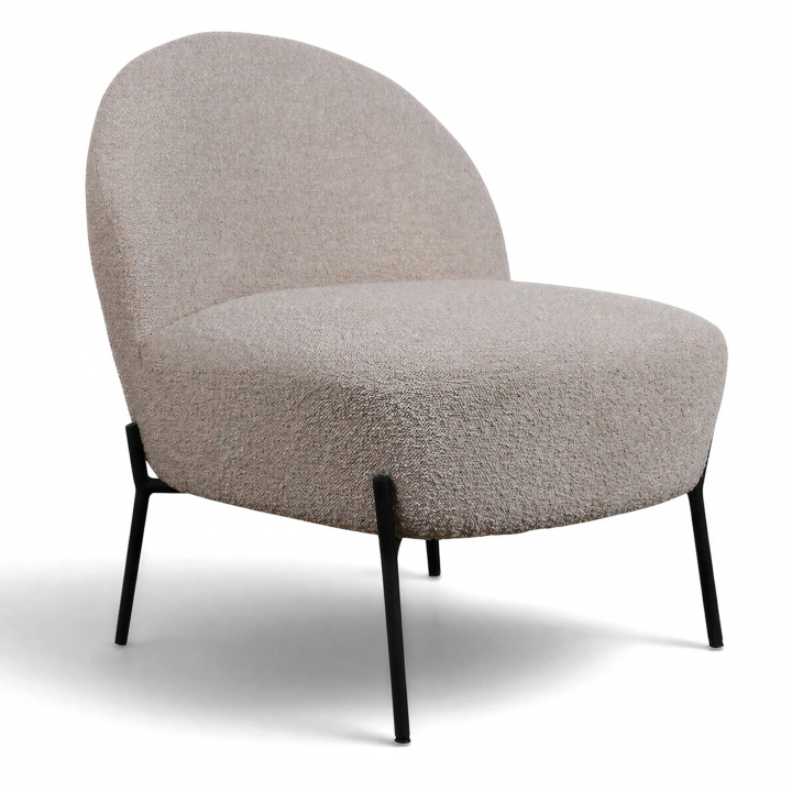 Fauteuil \'Gori\' - Beige/Bouclé in de groep Meubels / Zitmeubels / Fauteuils bij Reforma (T8044-boucle-beige)