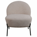 Fauteuil \'Gori\' - Beige/Bouclé