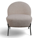 Fauteuil \'Gori\' - Beige/Bouclé