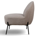 Fauteuil \'Gori\' - Beige/Bouclé