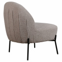 Fauteuil \'Gori\' - Beige/Bouclé