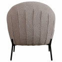 Fauteuil \'Gori\' - Beige/Bouclé