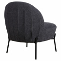 Fauteuil \'Gori\' - Donkergrijs/Bouclé