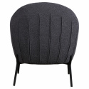 Fauteuil \'Gori\' - Donkergrijs/Bouclé