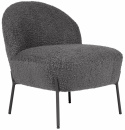 Fauteuil \'Gori\' - Donkergrijs/Teddy