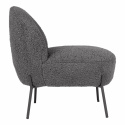 Fauteuil \'Gori\' - Donkergrijs/Teddy