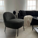 Fauteuil \'Gori\' - Donkergrijs/Teddy