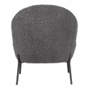 Fauteuil \'Gori\' - Donkergrijs/Teddy