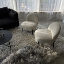 Fauteuil \'Gori\' - Wit/Teddy