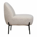 Fauteuil \'Gori\' - Wit/Teddy