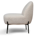 Fauteuil \'Gori\' - Wit/Teddy