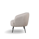 Fauteuil \'Capri\' - Beige/Bouclé