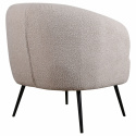 Fauteuil \'Capri\' - Beige/Bouclé