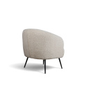 Fauteuil \'Capri\' - Wit/Boucl&eacute;