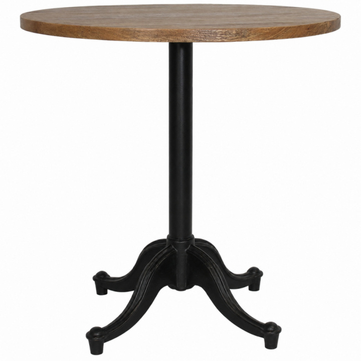 Eettafel \'L&aring;ngholmen\' Rond 80cm - Vintage in de groep Meubels / Tafels / Eettafel bij Reforma (TA-5)