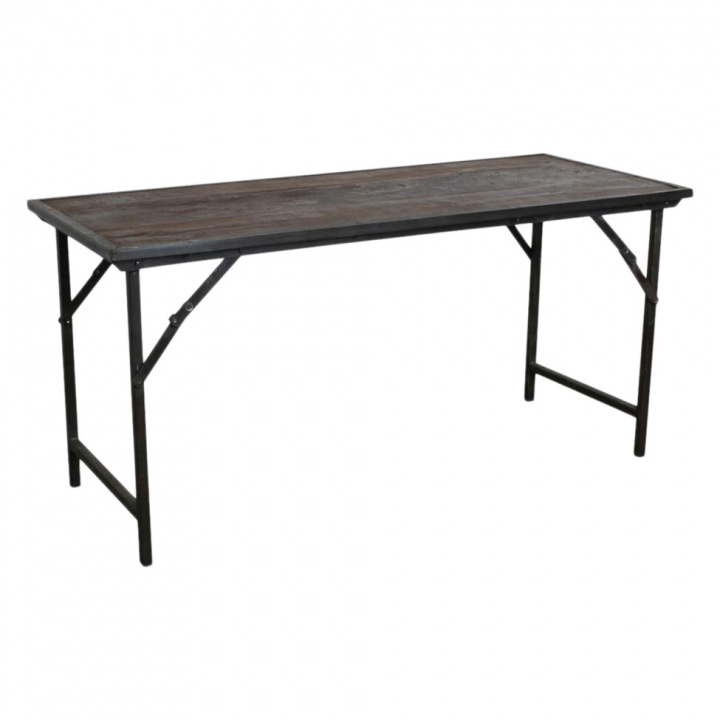 Eettafel \'Factory\' 153x62cm - Bruin/Zwart in de groep Meubels / Tafels / Eettafel bij Reforma (TAFW00091)
