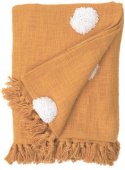 Plaid \'Dots\' - Oranje
