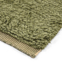 Hoogpolig Vloerkleed \'Kiberg handgeweven wol\' - Groen
